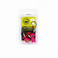 Tackle Tactics TT Big EyeZ Jig Head 1/4oz 3/0 Pink Silver EyeZ (5048)