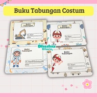 FUNNY SAVINGS BOOK | COSTUME SAVINGS BOOK