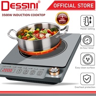 DESSINI ITALY Electromagnetic Induction Hob Cooker Touch Control Cooktop Tabletop Stove Countertop B