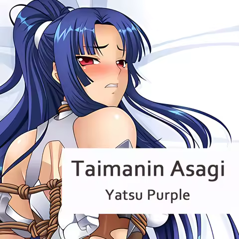 Yatsu Purple Cosplay Dakimakura Hing Body Pillow Case Anime Taimanin Asagi Otaku Pillowcase Cushion 