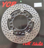 YCR 台灣精品 KRV180 浮動碟盤 270MM 洞洞碟 前煞車碟盤 黑色款 光陽KRV-180