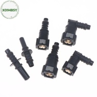 XO94BSY Car Fuel Line Coupler Hose Qui Connect ID8 7.89 Plastic Nylon Oil Line  Adapter Disconnect R