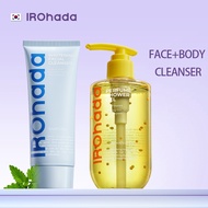 【2 Pcs】IROHADA Facial Cleanser + Body Wash Set | Whitening & Refreshing Skincare Combo for Daily Use