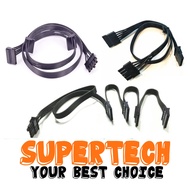 ATX 5Pin to 2ways / 3ways  / 4ways/ 10ways SATA 15pin Modular Power Supply Adapter Cable PSU 65cm
