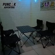 Outdoor Camping Table and Chair Set - Camping Folding Table Set - Camping Table - Camping Chair Set 