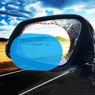 2Pcs Car Rainproof Clear Film Rearview Mirror Anti-Fog Film Auto Transparent Waterproof Sticker Safe Driving Accessories