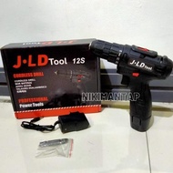 cordless drill / bor cas / mesin bor cas / bor tangan / bor 12v jdl - 1 baterai