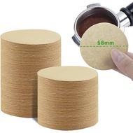 1000 Pcs Round Espresso Filter Paper for 58mm Puck Screen, 58mm Portafilter | Unbleached Disposable 