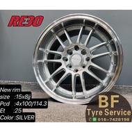 New Sport rim Re30 15x8jj PCD 4x100 4x114.3 Et25 made in Thailand harga 1set=4pcs rim