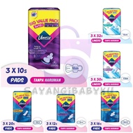 Libresse Slim Panty Liner (3 x 32s) Libresse Longer & Wider Slim Panty Liner (3 x 30s)