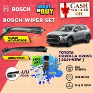 Bosch Clear Advantage Wiper Original Set Front Windshield Cleaner Air Wiper Corolla Cross 2021 - New