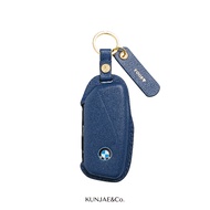 เคสกุญแจรถยนต์ BMW หนังแพะ French Goat Leather