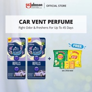 Glade Car Vent Perfume Air Freshener Refill Essences Elite - Lavender & Cedarwood (2ml x 4)