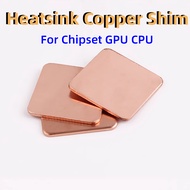 10PCS Heatsink Copper Shim Thermal Pads for Laptop IC Chipset GPU CPU Adhesive(3M8810) /Non adhesive
