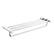 Bathroom Wall Mounted Towel Rack No-Drill Towel Bar Rustproof Storage Organizer for Kitchen Toilet S