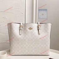 coach蔻馳 1665 MollieTote 女款 大號托特包手提單肩女包 帶拉鏈夾層 Size 34.29.15Coach 蔻馳
