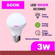 CAHAYA SOOK LED 3watt (3W) White Light