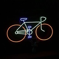 自行車腳踏車霓虹燈LED發光字Neon Sign運動健身房比賽酒吧咖啡廳