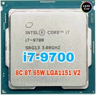 ซีพียู CPU i7 9700 3.0Ghz / Turbo 4.7Ghz/ 8คอร์ 8เทรด / 65W / 14nm ฟรีซิลิโคลนซอง i7 9700