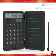 【Direct from Japan♥】NEWYES Electronic Memo Pad with Calculator, Type C Rechargeable, 2 Line Display,