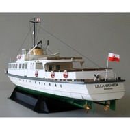 [yiodusi] 1/100 Lilla Weneda Coastal Ferry Boat Model Kit Game Office Decor Gifts