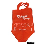 MERAH / Tote Bag McD/ Bag Richeese Factory Red Shopping Bag