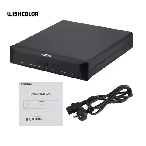 MUSICIAN Draco R2R DAC Decoder I2S/Coaxial/Optical/AES Blanced/USB input RCA/XLR balanced output ALT