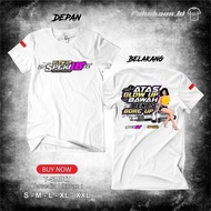 Kaos Spek 18+ V3 Glow Up Bekas Bore Up / Baju Distro Atas Glow Up Bawah Bekas Bore Up / Atasan pria