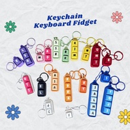 [PRE-ORDER] PIZYGOODS - Fidget Keyboard 1-7 Slots | Clicky Keyboard Keychain | PLEASE READ DESCRIPTI