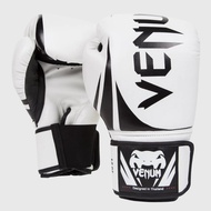 Hardcore Sports|Venum "Challenger-White Black" Fighting Gloves Boxing Muay Thai Comprehensive Kick M