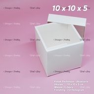 10 x 10 x 5 : Accessory Box Jewelry Box/ Souvenir Box/ Watch Box/ 10X10X5
