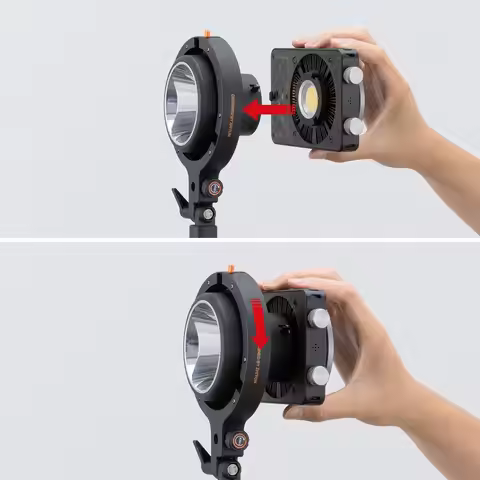 ZHIYUN Bowens Mount Adapter with ZY Mount for ZHIYUN MOLUS X100 RGB LED Video Light Photography Acce