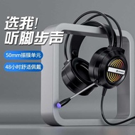 Computer Headset with Microphone Laptop Desktop Wired Gaming Game usb Headset