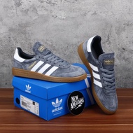 Sepatu Adidas Spezial Handball Grey White Abu Sole Gum Suede BNIB