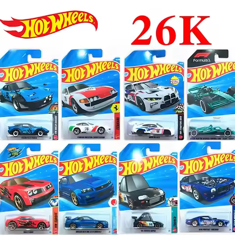 In Stock Hot Wheels 1/64 Mainline Series 2026 K Case BMW M4 GT3 NISSAN SKYLINE GT-R BNR34 Collect Ca
