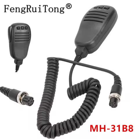 Walkie Talkie Classic Delicate Texture Mobile Microphone Speaker MH-31B8 for Yaesu FT-847 FT-920 FT-