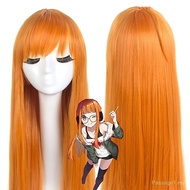 Hee Persona Persona 5 Persona 5 Sakura Futaba cosplay Orange Long Straight Hair