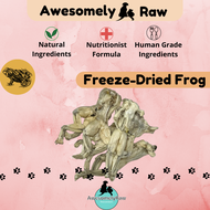 Freeze-dried Frog Toad Pet Snack Pet Dog Cat Treats 宠物零食 冻干田鸡 青蛙 牛蛙 手工猫狗零食 手工宠物零食 天然零食 宠物冻干零食