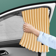 MATAHARI HOT DEALS Sunshade Car Curtain Magnet Premium 4 Sides Window Sunlight Car Curtain Car Curta