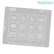 RR EMMC Reballing Plate 0 15mm Metal Sheet EMMC 3 for BGA162 BGA153 Chip Work