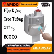 Ecoco Toilet Paper Holder with Phone Holder