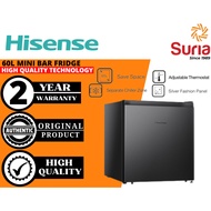 (Free Delivery)Hisense 60L Mini Bar Single Door Refrigerator Peti Sejuk Mini Bar Peti Ais Mini 1 Pintu RR60D4ABN