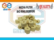 MEDIA FILTER BIO RING BERPORI RUMAH BAKTERI CERAMIC RING BEST QUALITY