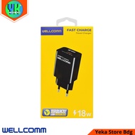 Original WELLCOMM MICRO 18W Fast Charge Charger