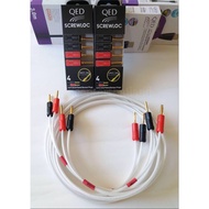 QED Silver Anniversary XT ข้างละ 2m.+QED Gold Plated Banana Plugs 2แผ็ก 1ชุด By hificenterthailand