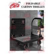 90KG 150KG FOLDABLE HAND TROLLEY HAND TRUCK CART CARTON DOLLY FOLDABLE PLATFORM TROLLEY Kereta Tolak