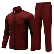 Men's Track Suits Set 2 Piece Long Sleeve Warm Up Tracksuits Zip-Front Athletic Casual Running Joggi