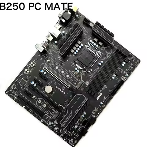 For MSI B250 PC MATE Desktop Motherboard B250 LGA 1151 DDR4 Mainboard