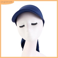 CONG Self Tie Turban Baseball Caps Beach Getaways Hat for Woman Girl Cycling Camping