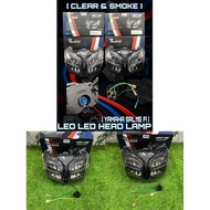 (LEO) head lamp LAMPU DEPAN LED LAGENDA 115ZR 115Fi HEAD LAMP DP ZHIPAT IMPORT LAMPU GABAN
